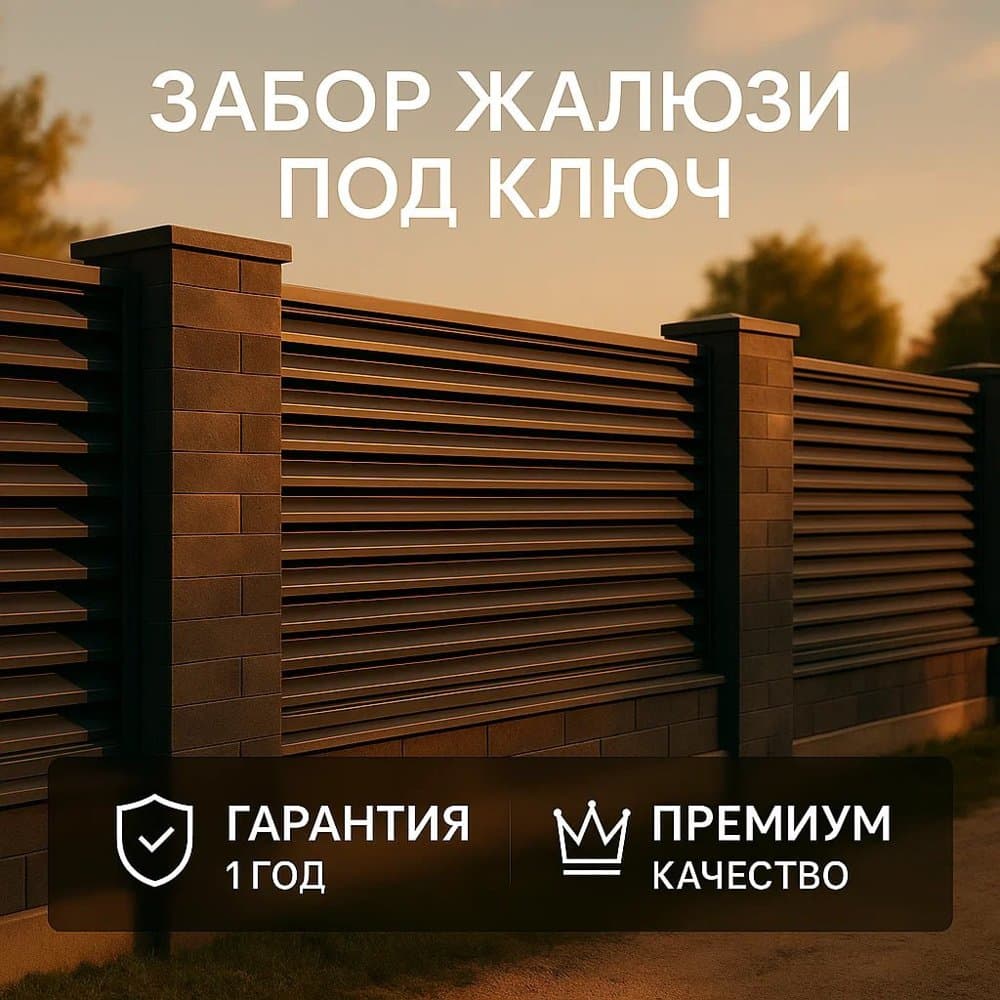 Заборы под ключ